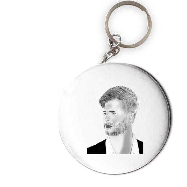 Přívěšek s otvírákem s potiskem Chris Hemsworth 