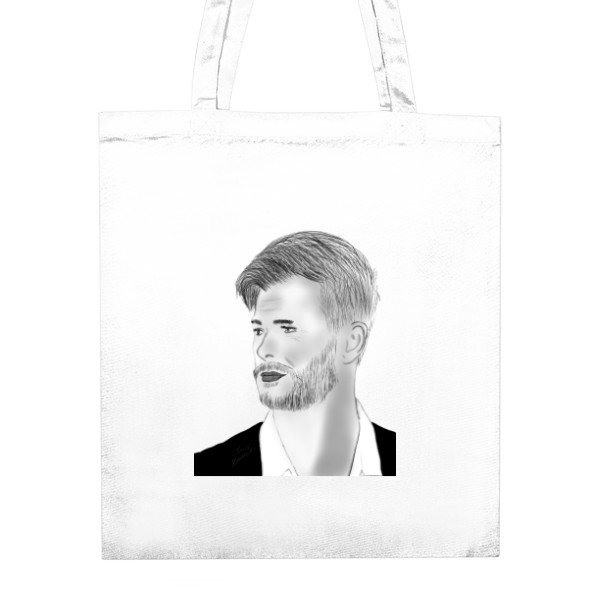 Taška z bio bavlny s potiskem Chris Hemsworth taška