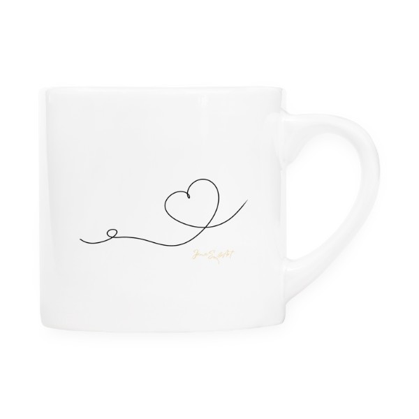 Cup espresso Heart in motion
