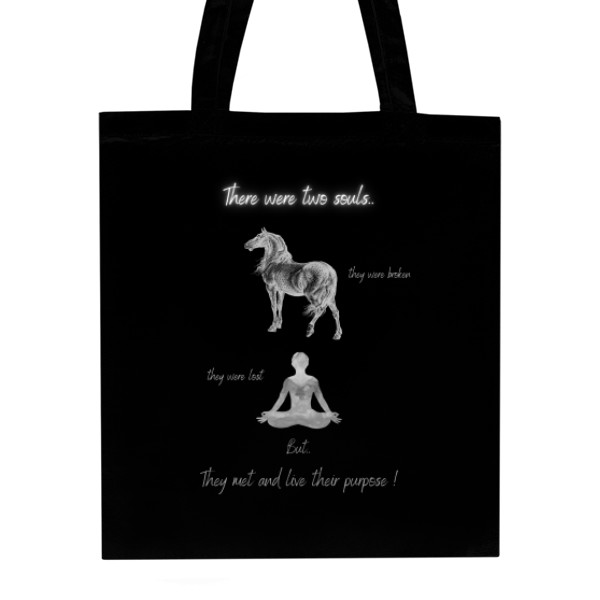 Organic cotton bag Two lost souls bag